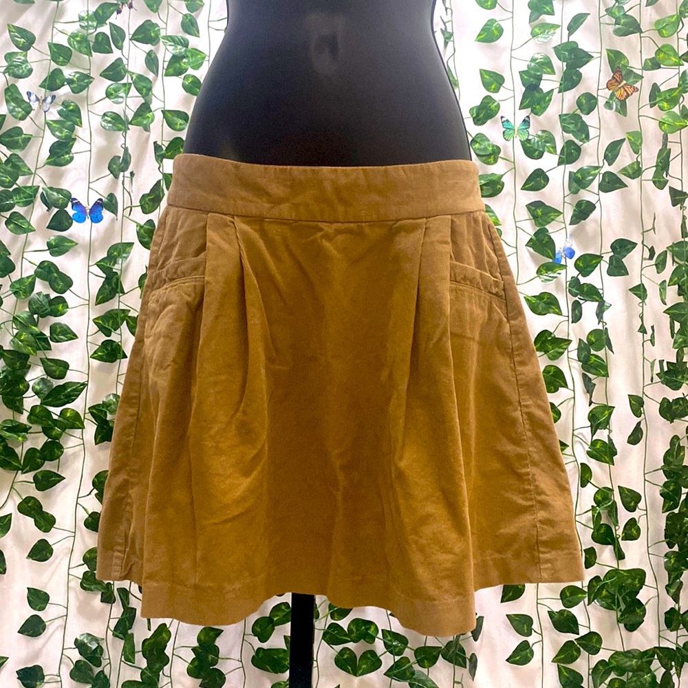 Old Navy - Beige Couduroy Mini Skirt